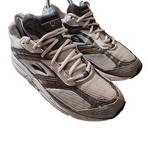 Brooks Addiction 7 Womens Shoes‎ Sneakers Athletic Gray White 42182901 Size 8.5